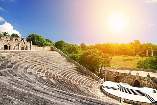 Amphitheatre in Altos de Chavon, Casa de Campo. Nobody