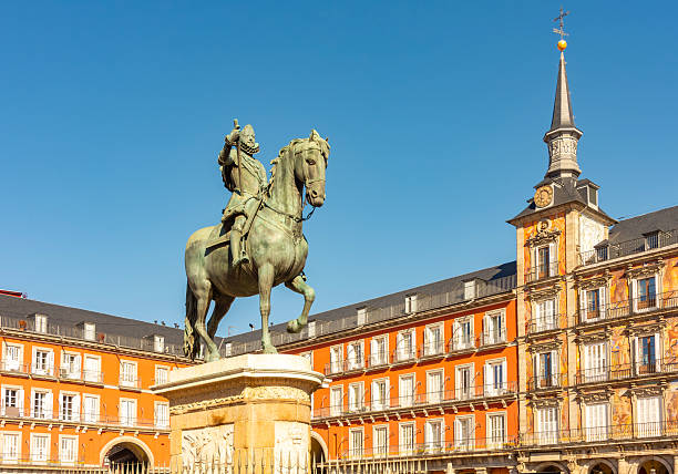 istock King Philip III statue on Plaza Mayor (Main square) in Madrid, Spain 2210745585