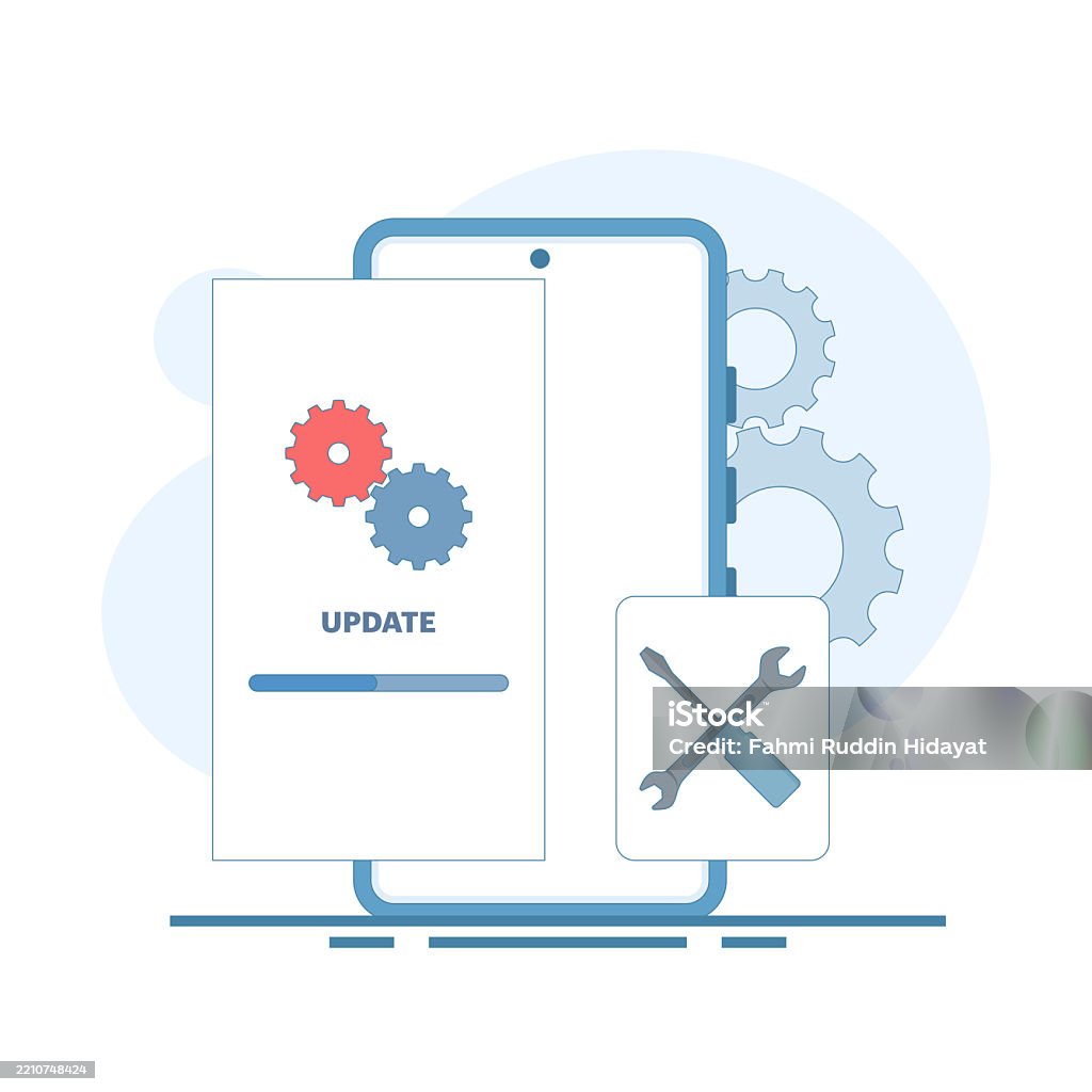 Repair And Update Concept System Software Update Data Update Loading ...