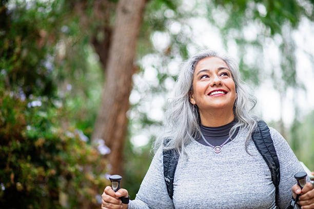 istock Senior Mexican Woman Hiking 2210753958