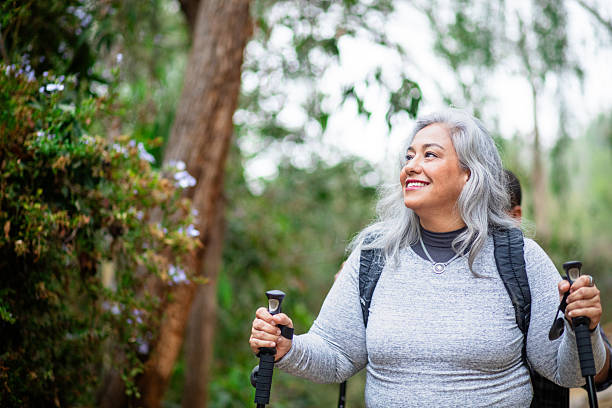 istock Senior Mexican Woman Hiking 2210753986