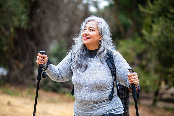 istock Senior Mexican Woman Hiking 2210754010