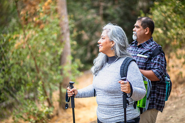 istock Senior Mexican Couple Hiking 2210754379