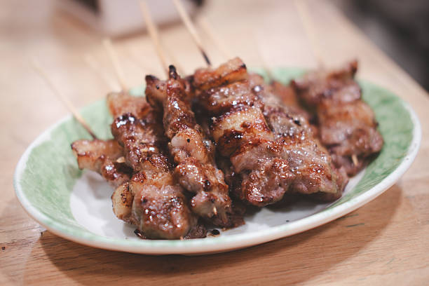 istock Thai grilled beef skewers 2210755398