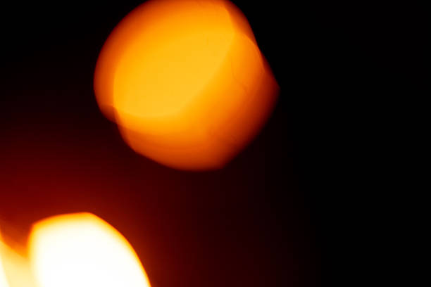 istock Abstract Blurred Orange Light Bokeh as Graphic Design Resource 2210756593