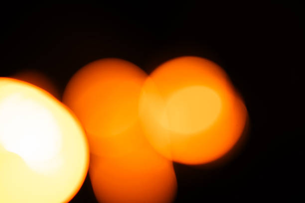 istock Abstract Blurred Orange Light Bokeh as Graphic Design Resource 2210756610