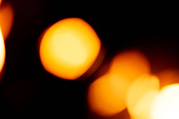 istock Abstract Blurred Orange Light Bokeh as Graphic Design Resource 2210756792
