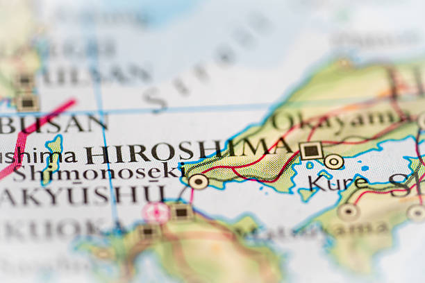 istock Hiroshima, Japan highlighted on a world map. 2210775135