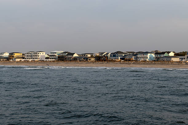 istock Beachfront Homes at Oak Island, NC 2210780725