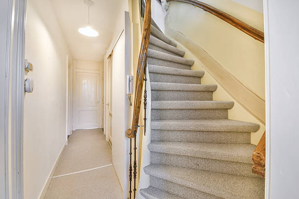 istock Staircase in luxury house 2210793851