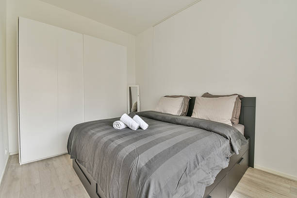 istock Beautiful bedroom design 2210798221