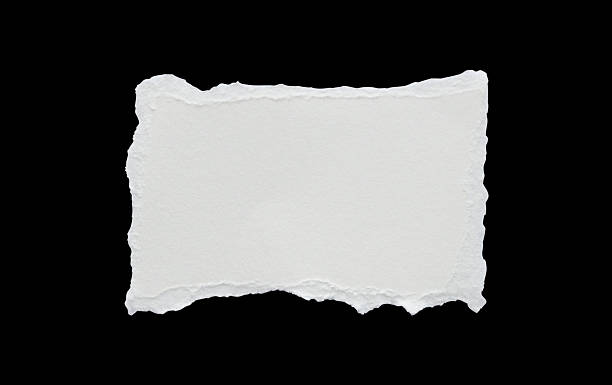 istock White ripped paper torn edges strips isolated on black background 2210800108