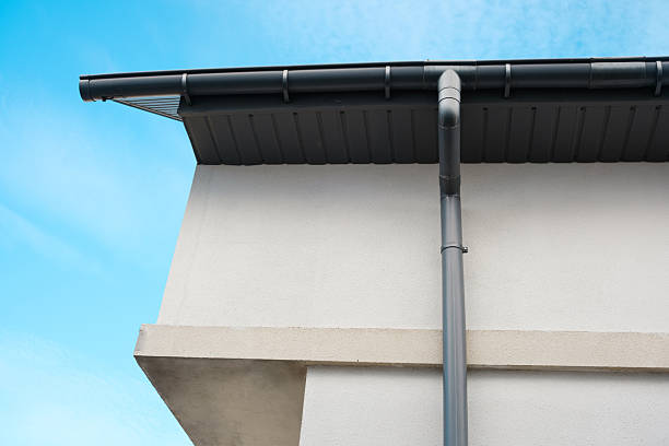 istock Modern architectural design showcased with clean lines and cloudy blue sky 2210800356