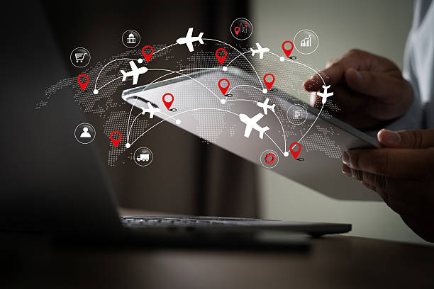 istock Businessman manager touching tablet Smart system using Chain retail logistics management digital management 2210801380