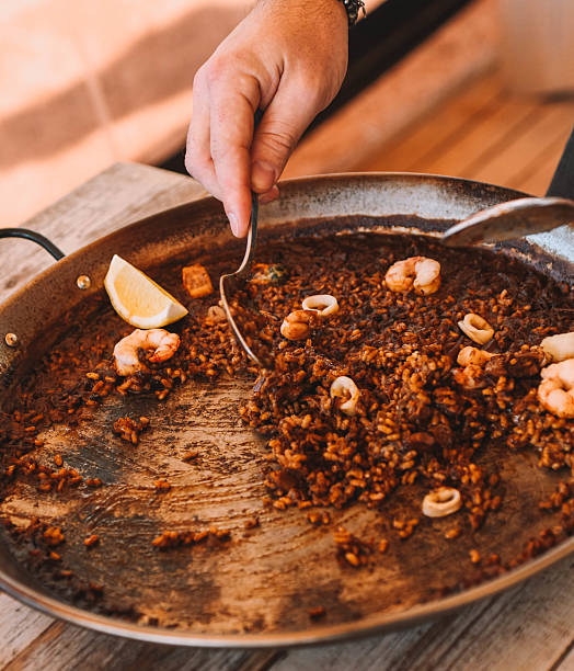 istock Premium seafood paella 2210807878