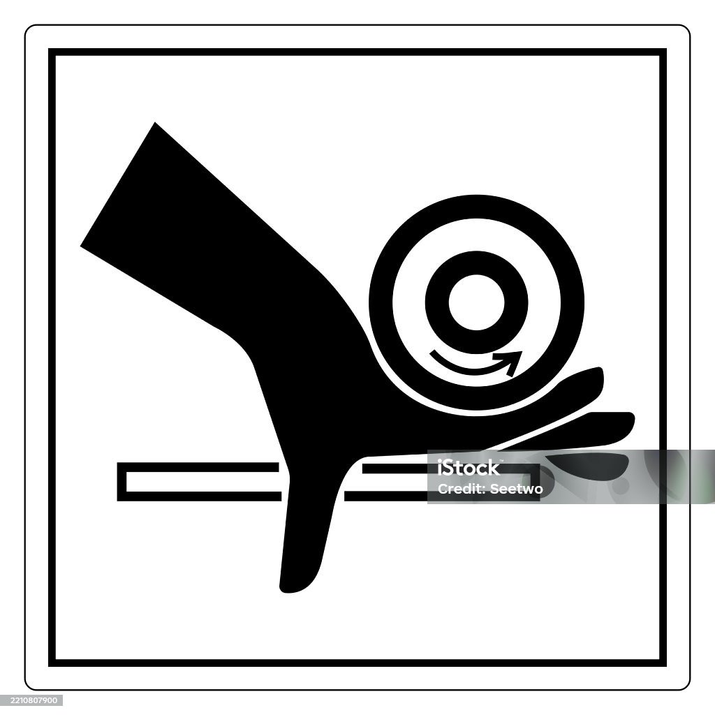 Hand Safety Alert Hand Safety Instruction Sign With Graphic For Workplace Awareness And ...