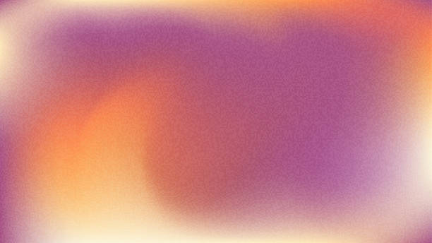 Colorful liquid gradient and grain background for vintage design template