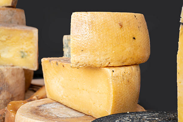 istock Assorted cheese varieties at a market stall 2210822302