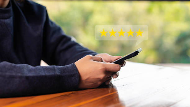istock satisfaction survey. 5-star rate review for consumer 2210828324