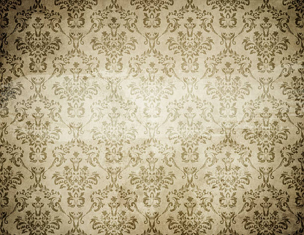 istock Grunge old paper background with vintage ornament. 2210834887