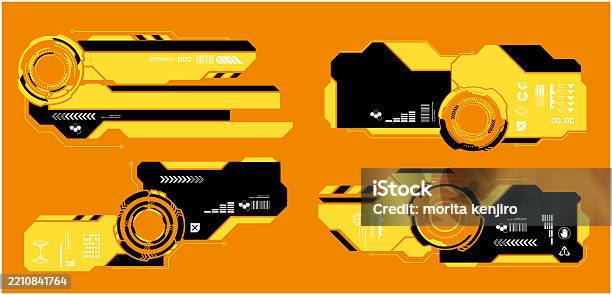 Interface Frame Border Set Stock Illustration - Download Image Now ...