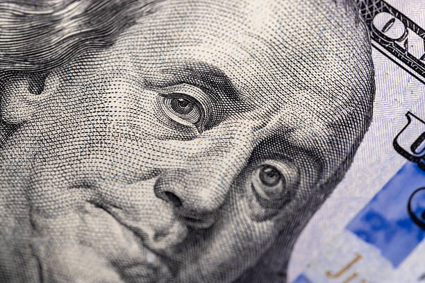 istock new American dollars with a face value of one hundred 2210846399