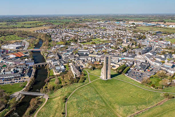 istock Aerial View Over Trim, County Meath, Ireland 2210847306