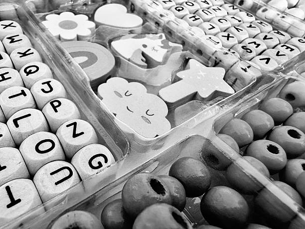 Close up of a children’s creative art set