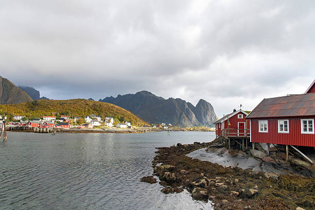istock Red (fisherman) cabin (rorbu)in Reine, Norway 2210858163
