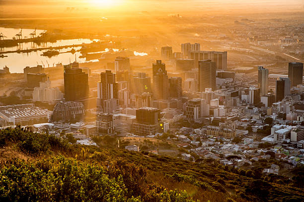 istock Golden sunrise in Cape Town 2210864891
