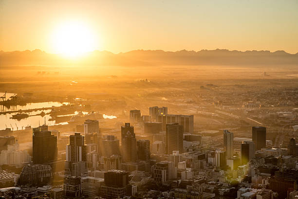 istock Golden sunrise in Cape Town 2210864897