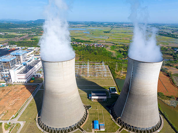 istock Power Station. Aerial View 2210870762