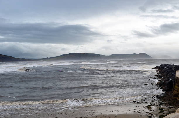 istock Stormy waves on the Jurassic coast 2210877686
