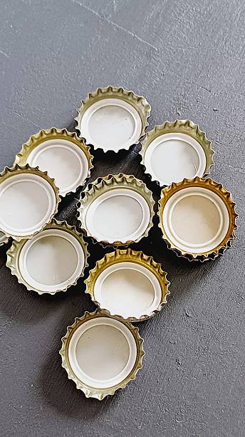 istock Beer, soda bottle caps 2210878479