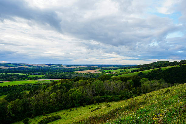 istock Views over green countryside and rolling hills 2210879852