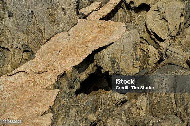 Rock Ruff Types Different Geological Rock Types That Have Mixed Into Rough Shapes Stock ...