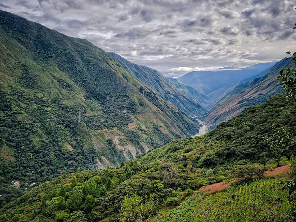 istock Gorgeous valley in Peru, with mountains and a cloudy sky. 2210883937
