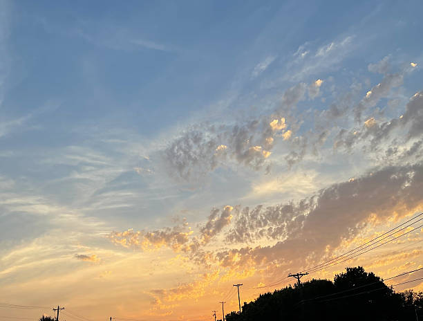 istock Beautiful Texas sunset - colorful sky in Texas 2210884244