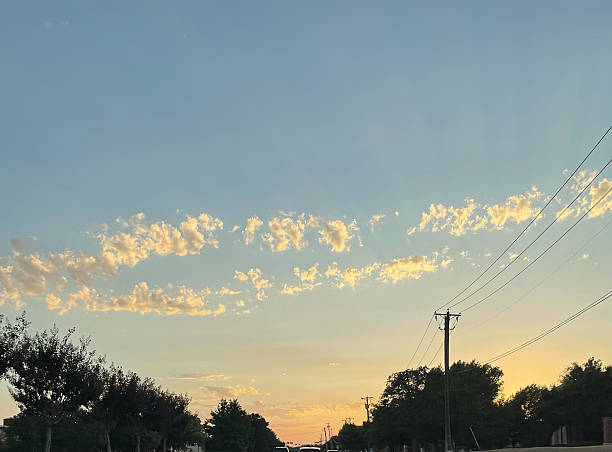 istock Beautiful Texas sunset - colorful sky in Texas 2210884250