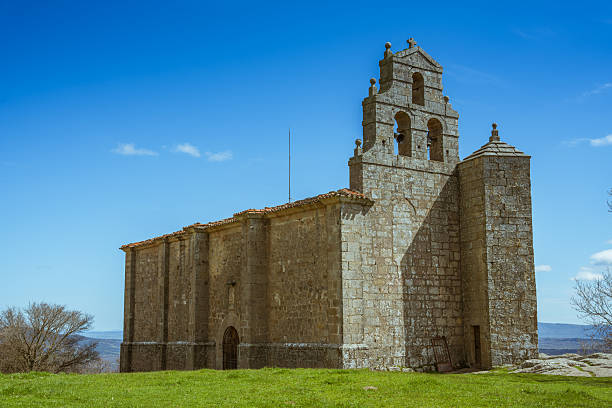 Hermitage called Virgen del Castillo (Castle's Virgin) in Royo, Soria, Spain