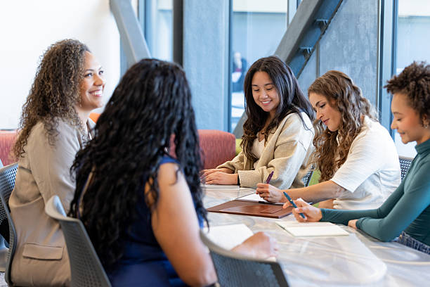 istock Diverse students collaborate with teachers to discuss ideas and collaborate 2210901546