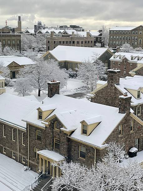 istock A frosty campus in April 2210901841
