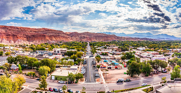 istock Aerial view of Moab, Utah 2210902099