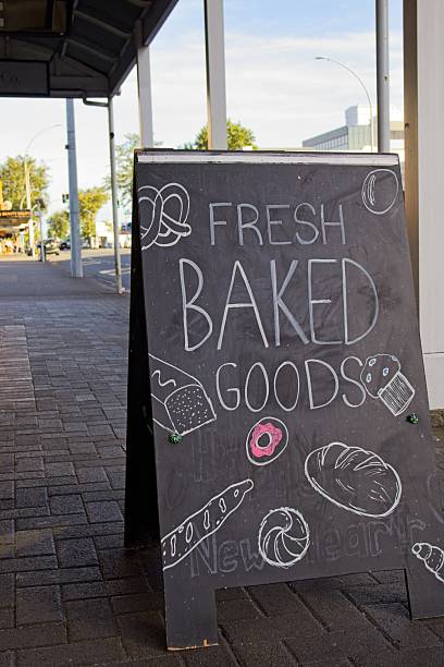istock Fresh Baked Goods Sign at Bakery 2210912248