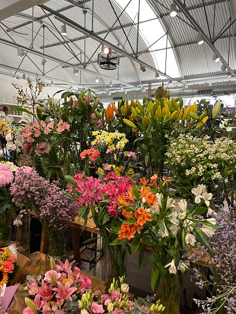 istock Colorful Flower Market Display 2210922411