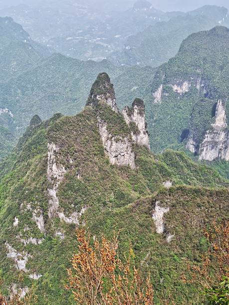 istock Pillar-like mountainous peaks 2210950338
