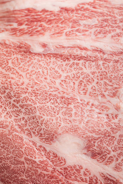 istock close up Japanese Wagyu Beef background texture 2210955024