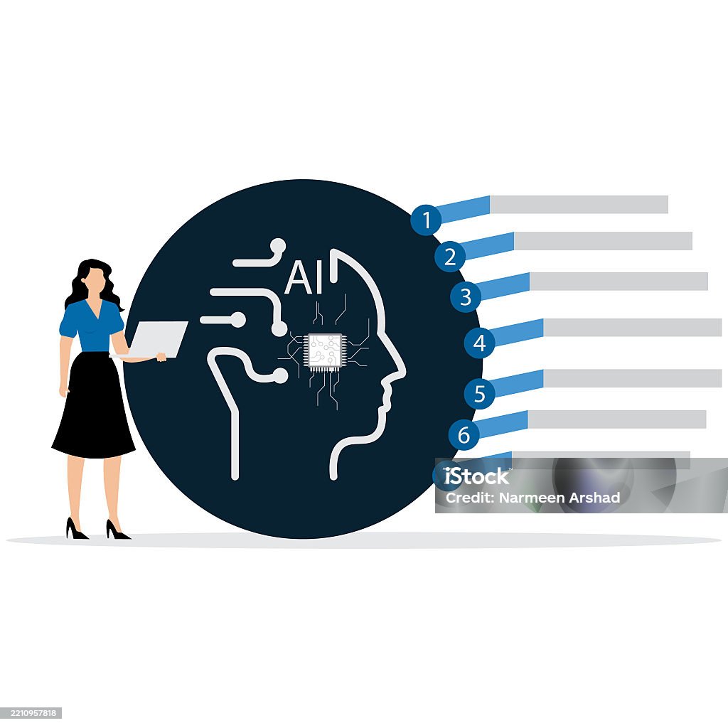 Machine Learning Process Stock Illustration - Download Image Now ...