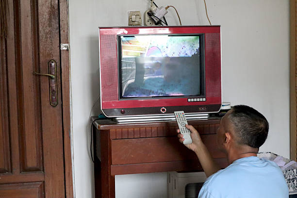 People and retro technology.