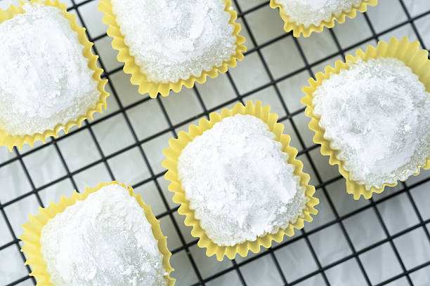 istock Mochi treats arranged on a cooling rack during a dessert preparation 2210964300